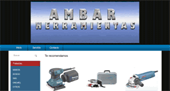 Desktop Screenshot of herramientasambar.com