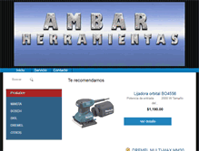 Tablet Screenshot of herramientasambar.com